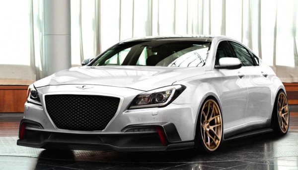 ARK genesis 1 600x343 at ARK Performance Hyundai Genesis Sedan: SEMA Preview