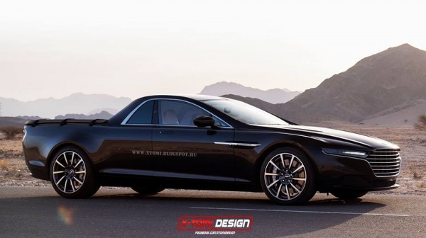 Aston Martin Lagonda pickup 600x336 Aston Martin Lagonda pickup 600x336 at Aston Martin Lagonda Rendered as Pickup Truck!