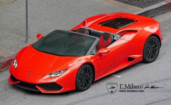Lamborghini Huracan Spyder 1 600x367 Lamborghini Huracan Spyder 1 600x367 at Lamborghini Huracan Spyder Looks Dreamy in New Rendering