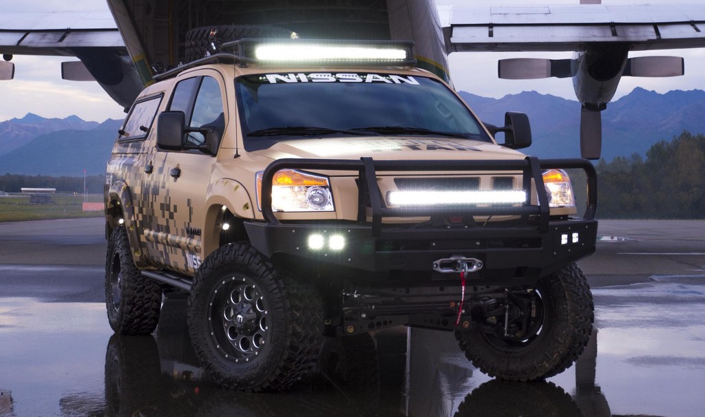 Армейский пикап Nissan Project Titan покоряет Аляску Армейский пикап Nissan Project Titan покоряет Аляску