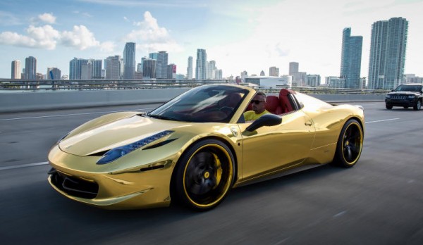 Robinson Cano Gold Ferrari 458 0 600x348 Robinson Cano Gold Ferrari 458 0 600x348 at Robinson Cano’s Gold Ferrari 458 by MC Customs