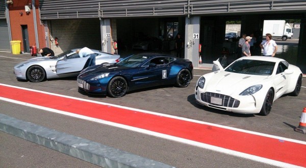 one 77 gang 600x330 at Aston Martin One 77 Gang Attack Spa Francorchamps