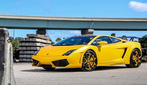 Gallardo on Forgiato 0 600x346 at Unique Lamborghini Gallardo on Forgiato Wheels