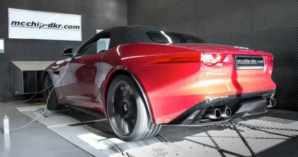 Jaguar F Type Mcchip 1 600x316 at 560 hp Jaguar F Type V8S by Mcchip DKR