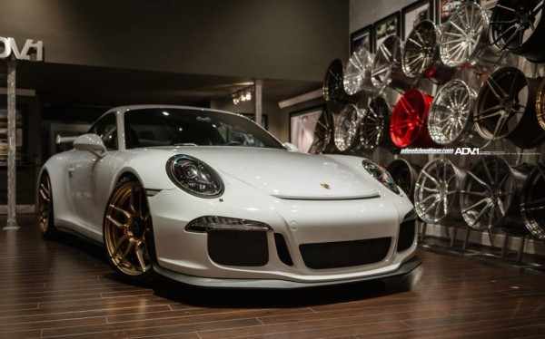 adv1 gt3 0 600x374 adv1 gt3 0 600x374 at Porsche 991 GT3 on Gold ADV1 Wheels