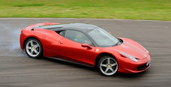 drifting 458 600x306 at Turbocharged Ferrari 458 All But Confirmed 