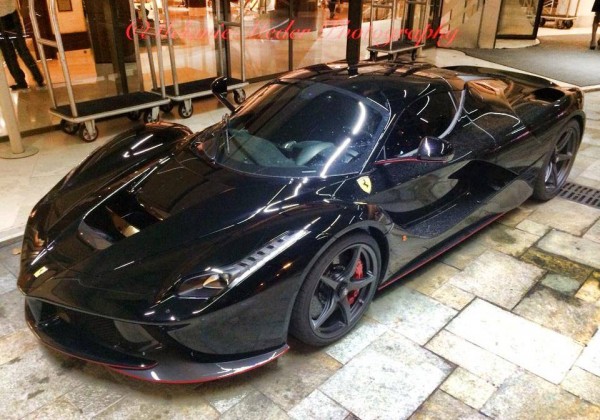 laferrari RB 1 600x420 at Unique Black and Red LaFerrari Spotted in Monaco