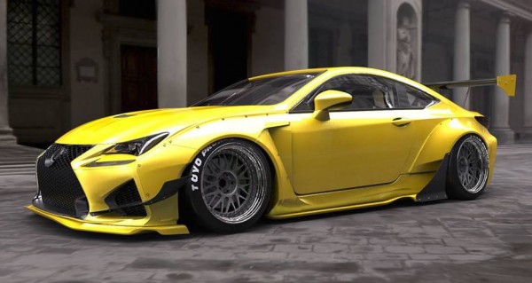 rocketbunny rc 0 600x319 rocketbunny rc 0 600x319 at RocketBunny Lexus RC Wide Body Revealed Further