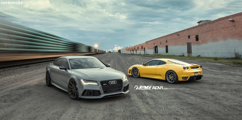 Audi RS7 на дисках ADV1