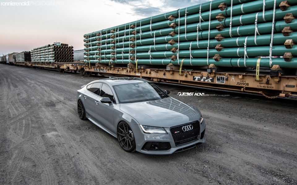 Audi RS7 на дисках ADV1