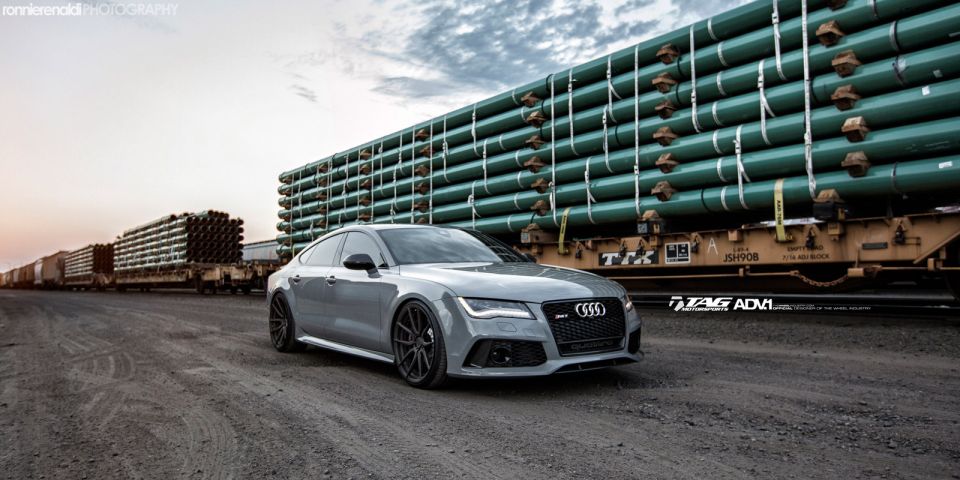 Audi RS7 на дисках ADV1