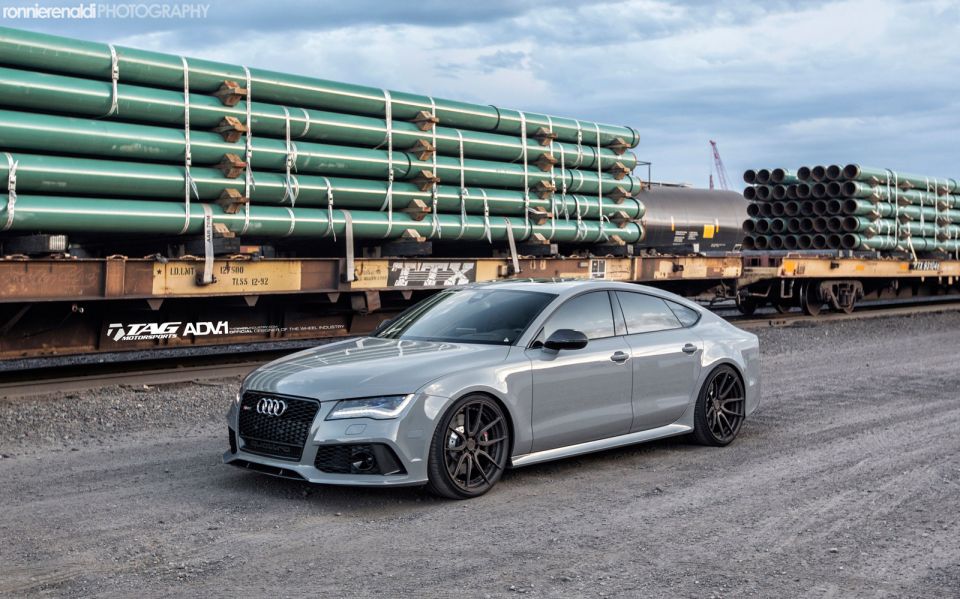 Audi RS7 на дисках ADV1