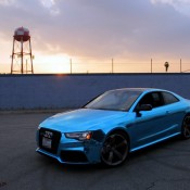 Blue Chrome Audi Rs5 15 175x175 at Audi RS5 Wrapped in Ice Blue Chrome