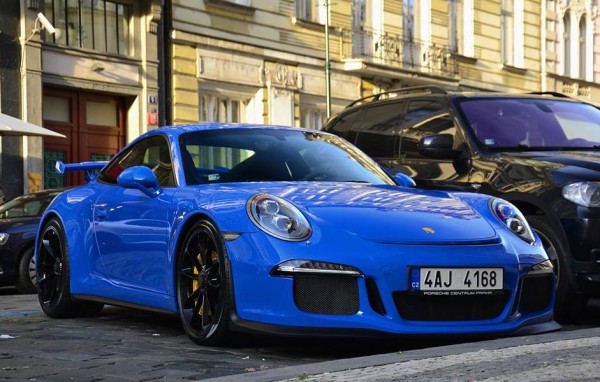 Blue Porsche 991 GT3 0 600x382 Blue Porsche 991 GT3 0 600x382 at Blue Porsche 991 GT3 Spotted in Czech Republic