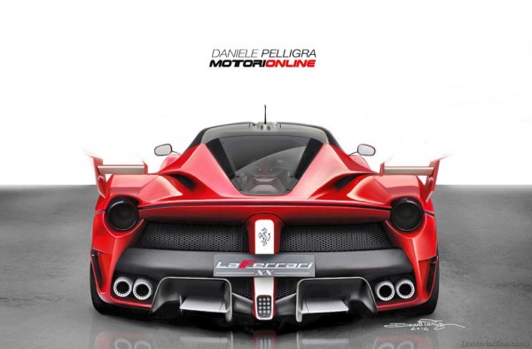 LaFerrari XX Renderings 4 600x393 LaFerrari XX Renderings 4 600x393 at Latest Ferrari LaFerrari XX Renderings