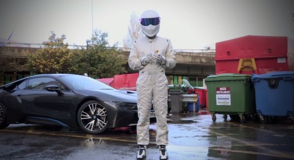 Stig Celebrates 600x326 at Stig Celebrates 15 Million Top Gear Facebook Fans