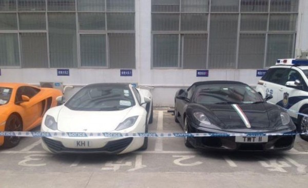 Supercars Seized Hong Kong 1 600x367 Supercars Seized Hong Kong 1 600x367 at Street Racing Supercars Seized in Hong Kong