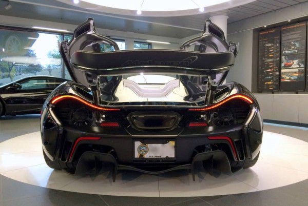 black p1 0 600x402 at Metallic Black McLaren P1 at McLaren Munich