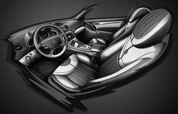 carlex sl 0 600x387 at Carlex Design Mercedes SL Interior Package