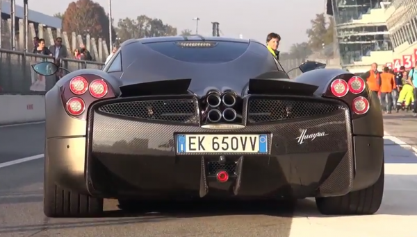 custom huayra 600x342 custom huayra 600x342 at Scooped: Pagani Huayra with Custom Exhaust