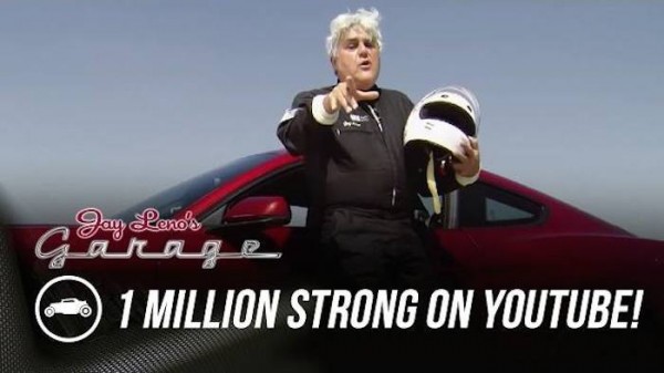 jay leno million 600x337 at Jay Leno Thanks His 1 Million YouTube Followers in Style