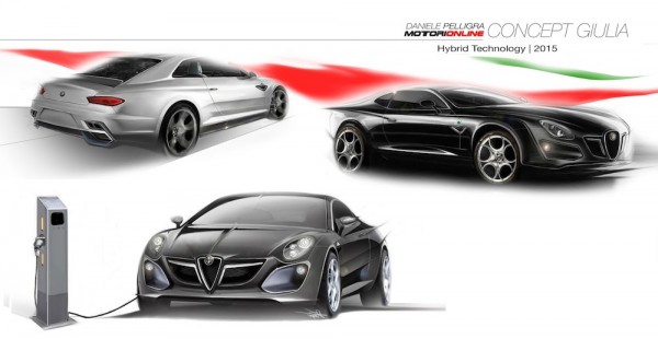 Alfa Romeo Giulia 0 600x310 at Fresh Set of Alfa Romeo Giulia Renderings