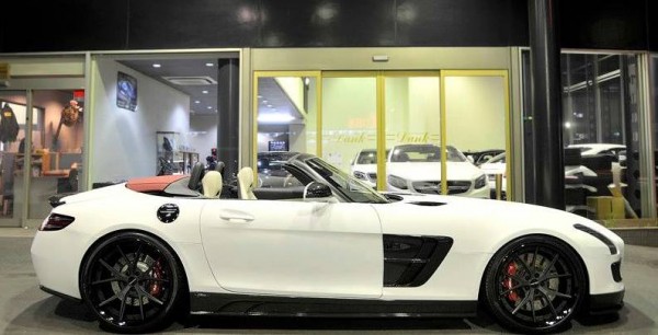 Mansory Mercedes SLS Roadster 1 600x306 at Mansory Mercedes SLS Roadster on Hyperforged Wheels