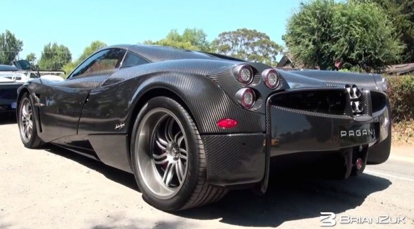 carbon pagani 600x332 at Good Livin’: Cruising Around in Full Carbon Pagani Huayra