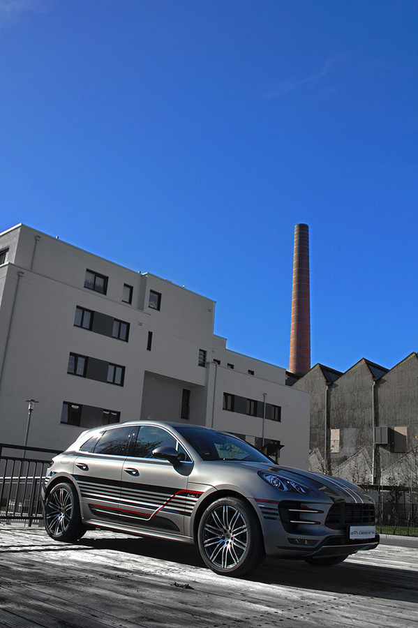 Porsche Macan Tiger в виниле от 2M Designs