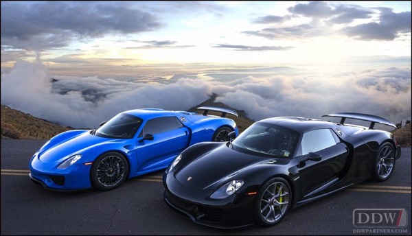 918 Spyder HRE 0 600x344 at Black Porsche 918 Spyder on HRE Wheels