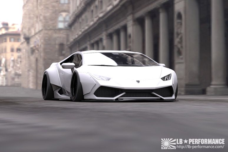Lamborghini Huracan в боди-ките от Liberty Walk