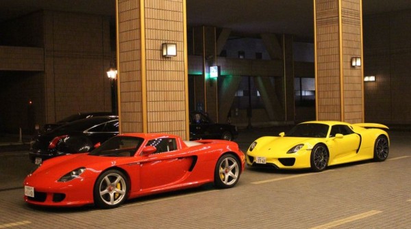 Yellow Porsche 918 0 600x335 Yellow Porsche 918 0 600x335 at Combo Spot: Yellow Porsche 918 & Red Carrera GT