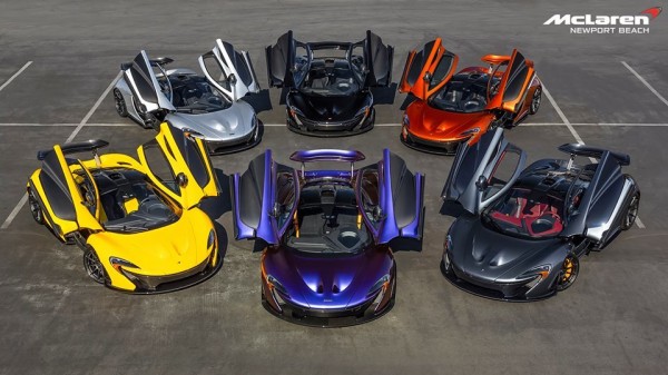 mclaren p1 aplenty 600x337 at McLaren P1 Rainbow at McLaren Newport Beach