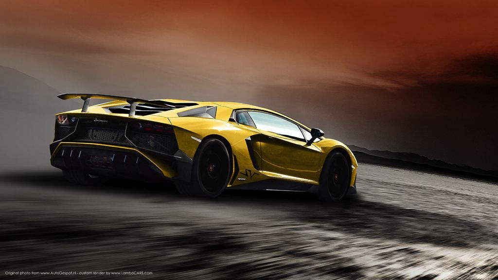 Рендер Lamborghini Aventador SV от LamboCars