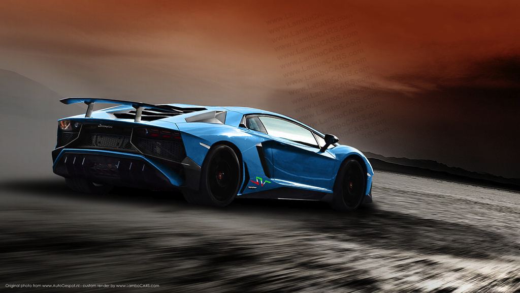Рендер Lamborghini Aventador SV от LamboCars