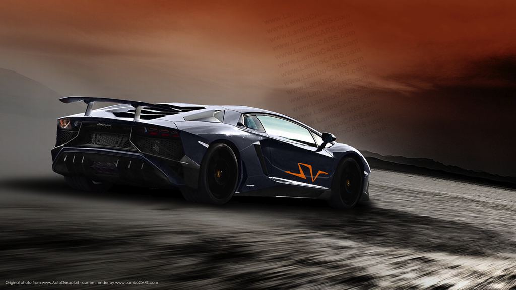 Рендер Lamborghini Aventador SV от LamboCars