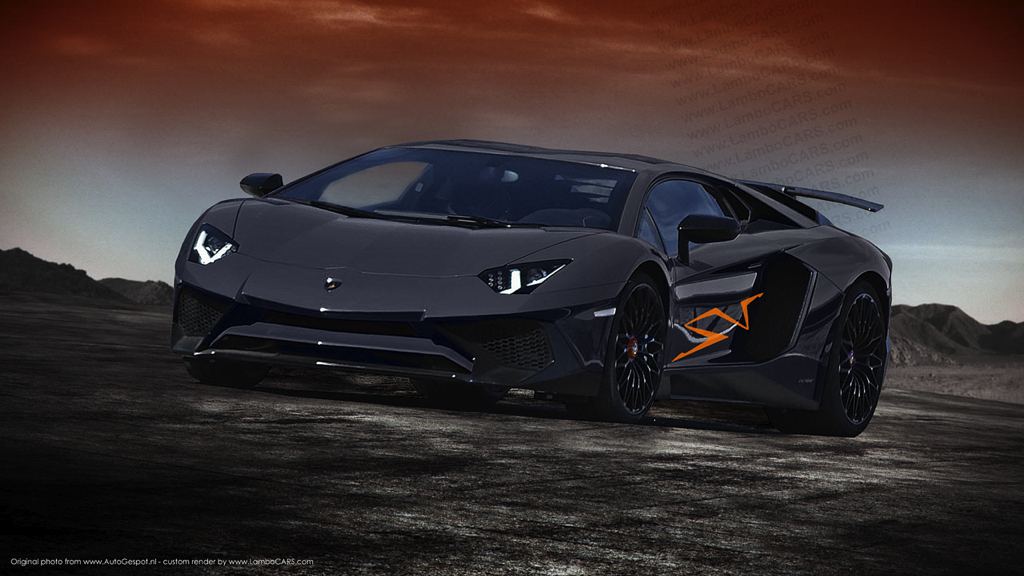 Рендер Lamborghini Aventador SV от LamboCars