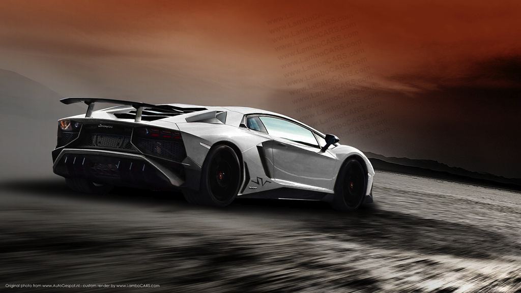 Рендер Lamborghini Aventador SV от LamboCars