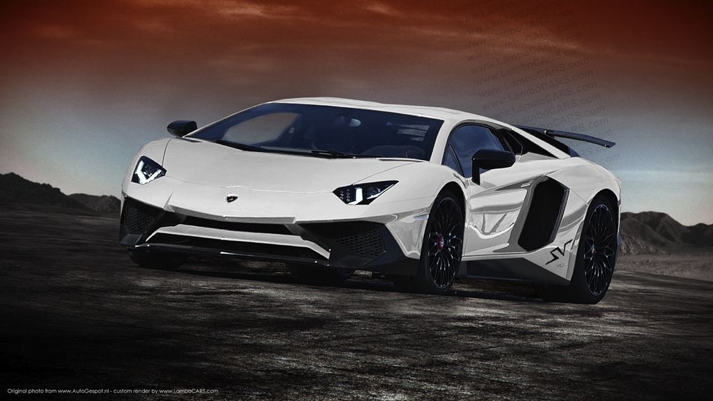 Рендер Lamborghini Aventador SV от LamboCars