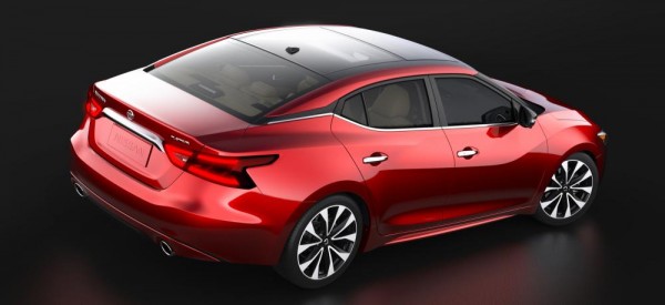 2016 Nissan Maxima teaser 02 600x275 at First Look: 2016 Nissan Maxima