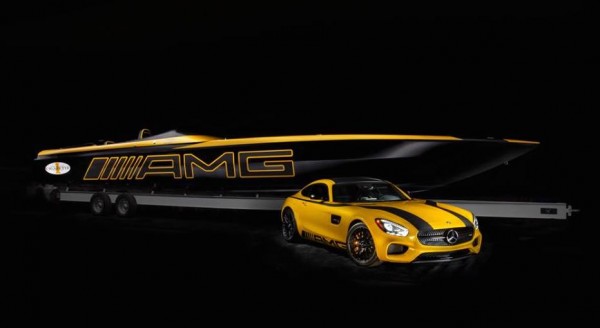 AMG GT Cigarette Boat 0 600x328 at Mercedes AMG GT Cigarette Boat Unveiled in Miami