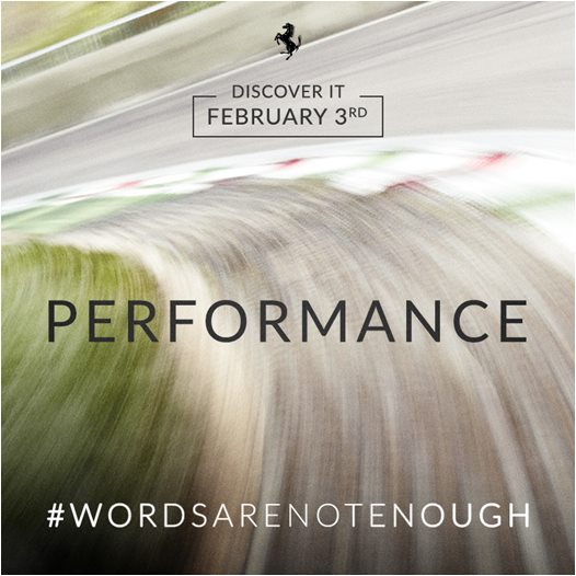 Ferrari Teaser 2 Ferrari Teaser 2 at Ferrari Teases Major Debut for February 3rd