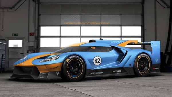 Ford GT Le Mans Prototype 1 600x341 Ford GT Le Mans Prototype 1 600x341 at Rendering: Ford GT Le Mans Prototype