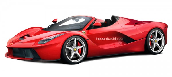 Laferrari Spider 600x270 at LaFerrari and Agera Rendered as Spiders