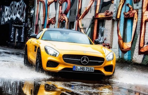 Mercedes AMG GT Splash 00 600x388 Mercedes AMG GT Splash 00 600x388 at Gallery: Mercedes AMG GT Makes a Splash in Berlin