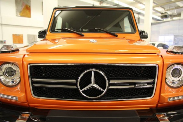 Mercedes G63 AMG Sunset Beam 2 600x400 at Mercedes G63 AMG Sunset Beam “Crazy Color” Scooped