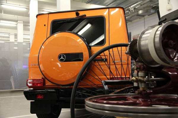 Mercedes G63 AMG Sunset Beam 3 600x400 at Mercedes G63 AMG Sunset Beam “Crazy Color” Scooped