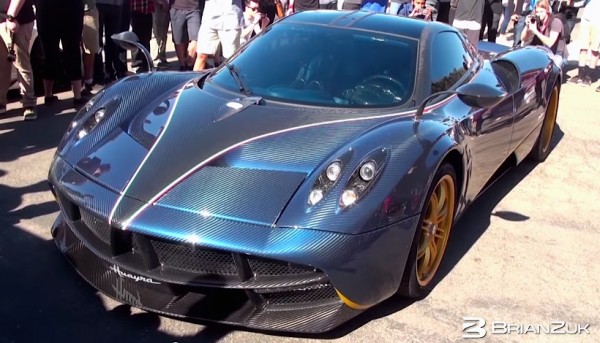 Pagani Huayra 730S 600x343 at Pagani Huayra 730S Looks Majestic on the Move