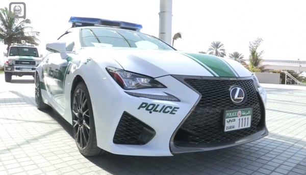 dubai police lexus rc f 600x343 dubai police lexus rc f 600x343 at Dubai Police Adds Lexus RC F to its Fleet