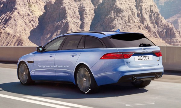 2016 Jaguar XF Sportbrake 600x358 at 2016 Jaguar XF Sportbrake Beautifully Rendered 